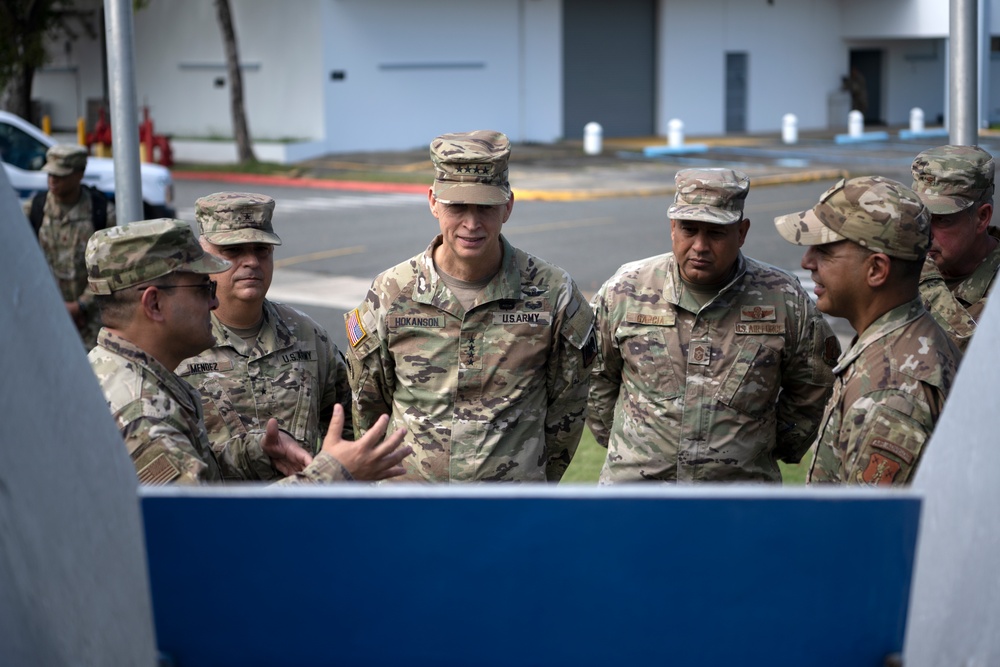 Gen. Daniel R. Hokanson, CNGB visits the 156th Wing