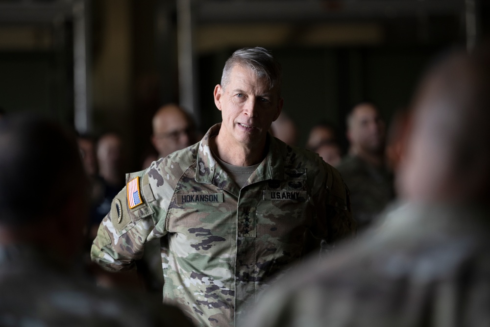 Gen. Daniel R. Hokanson, CNGB visits the 156th Wing