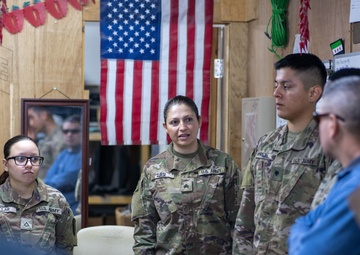 Task Force Hellfighter Command Visit to Prince Hassan Air Base (H5) in Jordan