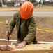 U.S. Marines with 8th Engineer Support Battalion and U.S. Navy Seabees Construct Wooden Structures during Exercise Winter Pioneer 23