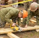 U.S. Marines with 8th Engineer Support Battalion and U.S. Navy Seabees Construct Wooden Structures during Exercise Winter Pioneer 23