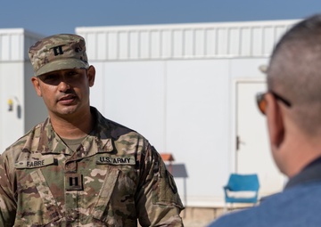 Task Force Hellfighter Command Visit to Prince Hassan Air Base (H5) in Jordan