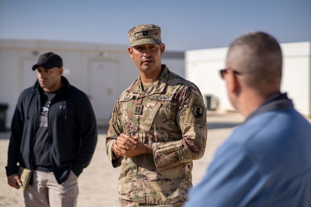 Task Force Hellfighter Command Visit to Prince Hassan Air Base (H5) in Jordan