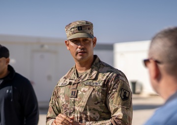 Task Force Hellfighter Command Visit to Prince Hassan Air Base (H5) in Jordan