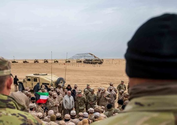 U. S. Army Central commander visits Kuwait Land Forces and Task Force Rattler at Camp Buehring