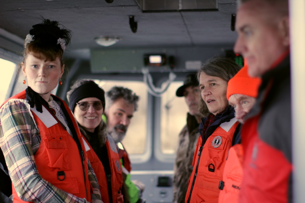 The Beeman family take the maiden voyage on the survey boat named after their namesake.