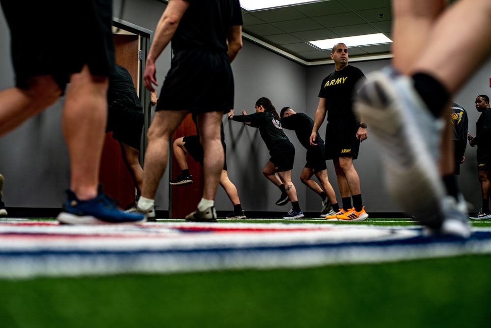 Providers Conduct Sprinting Drills for H2F PT