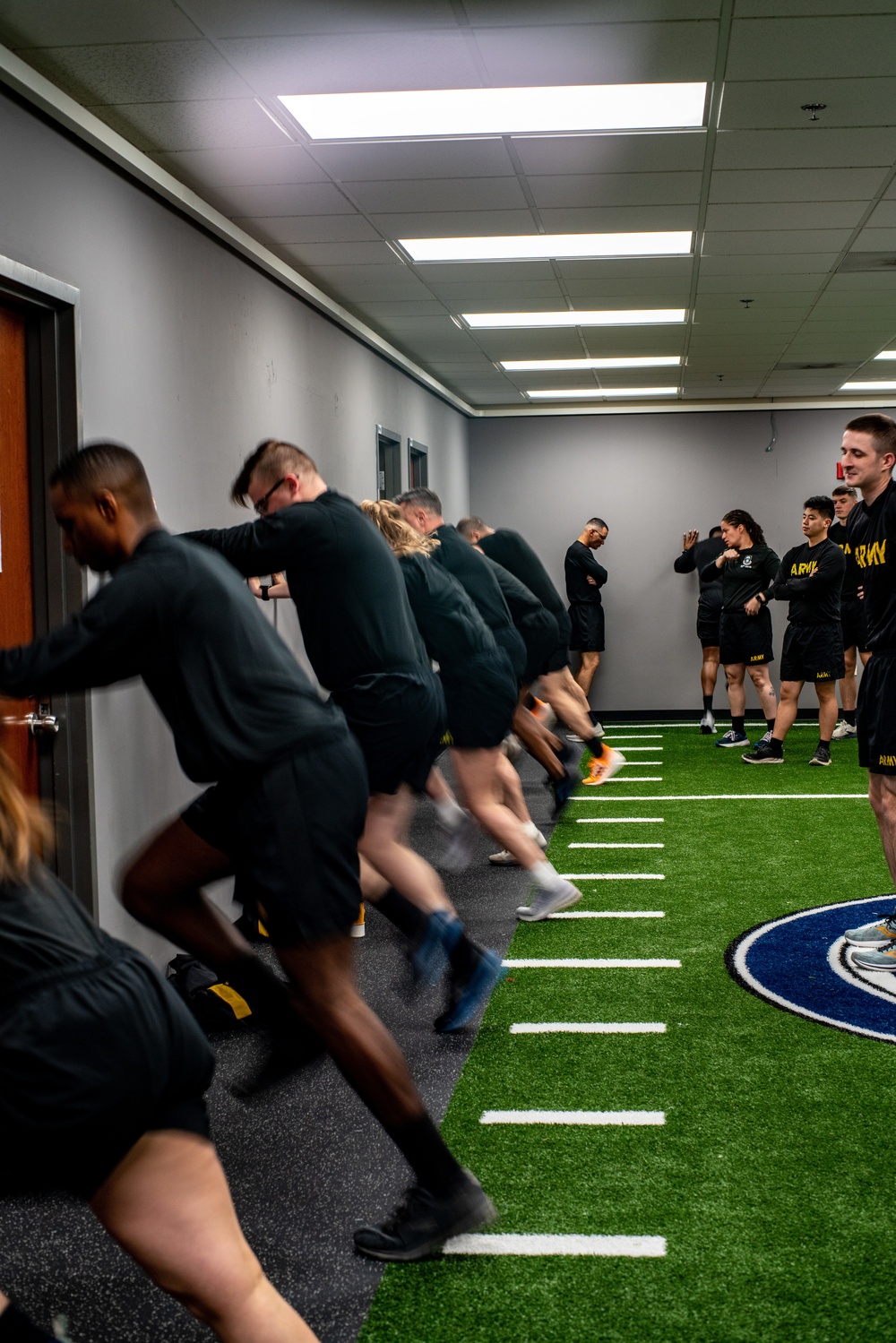 Providers Conduct Sprinting Drills for H2F PT