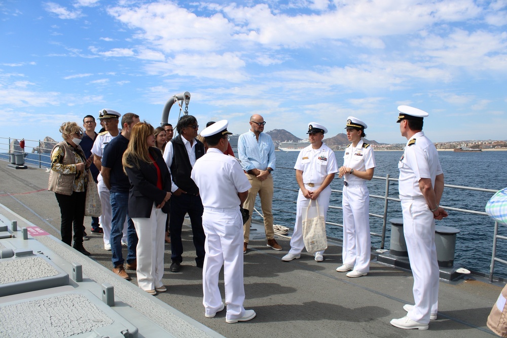 USS Lake Champlain Conducts Port Visit in Cabo San Lucas, Mexico