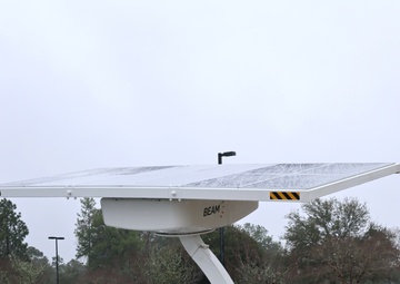 Fort Polk drives into future with solar charging stations, electric cars