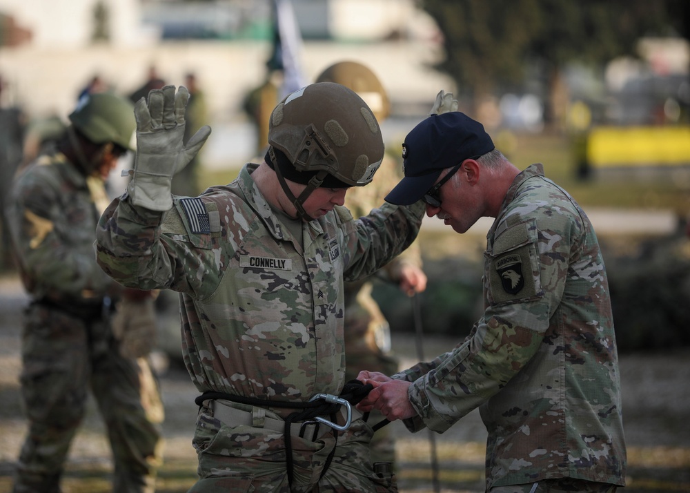 The 101st Air Assault Multi-national training in Greece