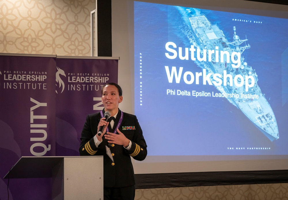 Navy doctors hold workshops at PhiDE Leadership Institute