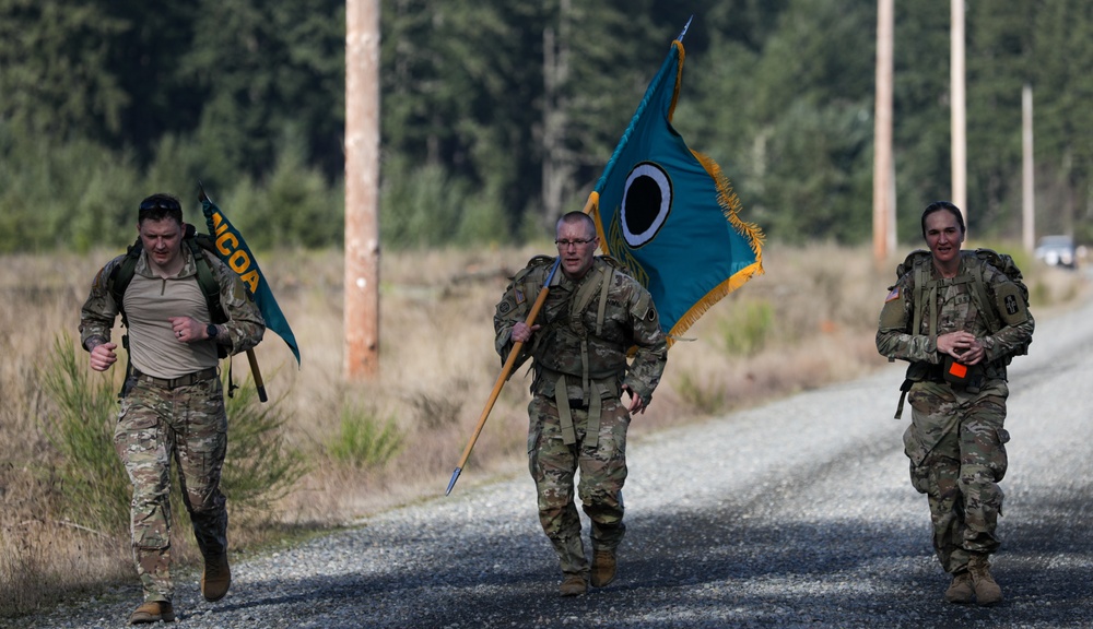 Madigan Army Medical Center hosts foot march on JBLM