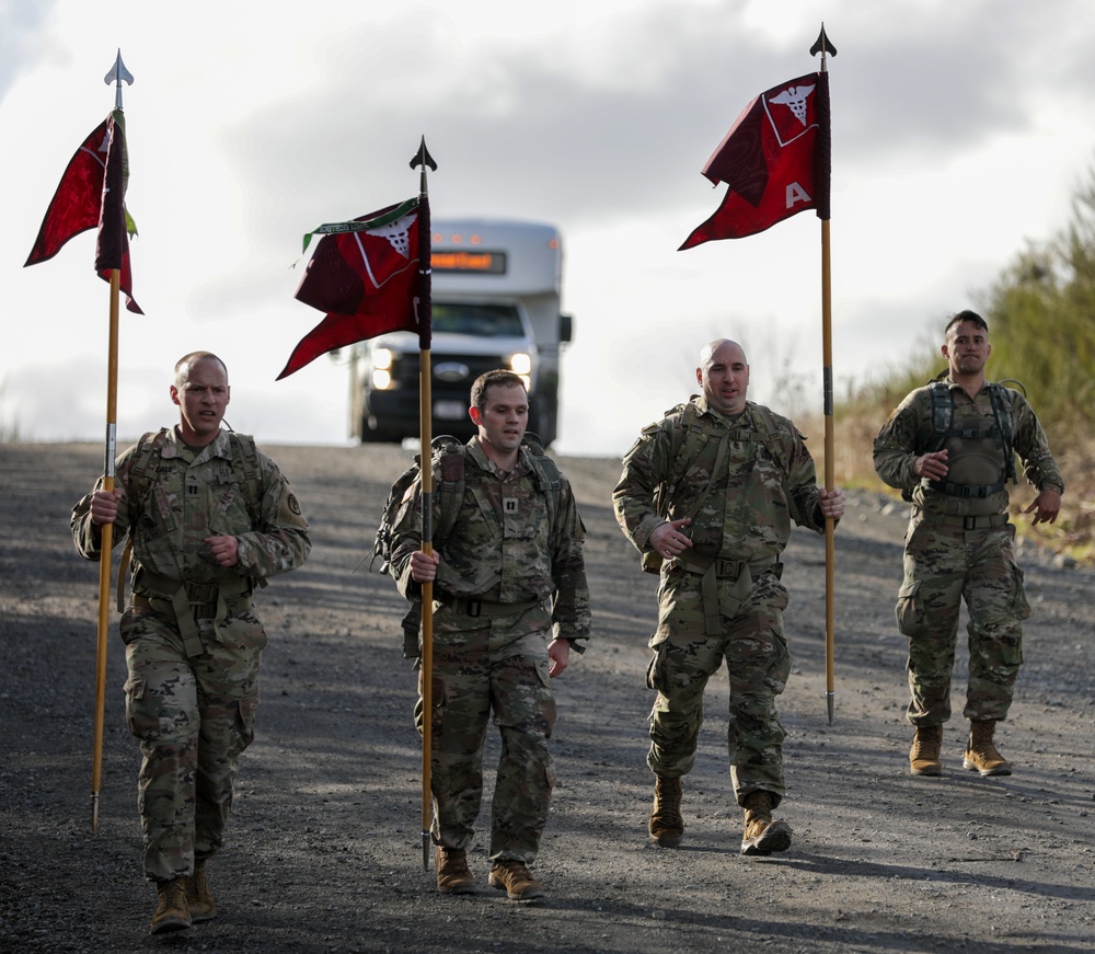 Madigan Army Medical Center hosts foot march on JBLM