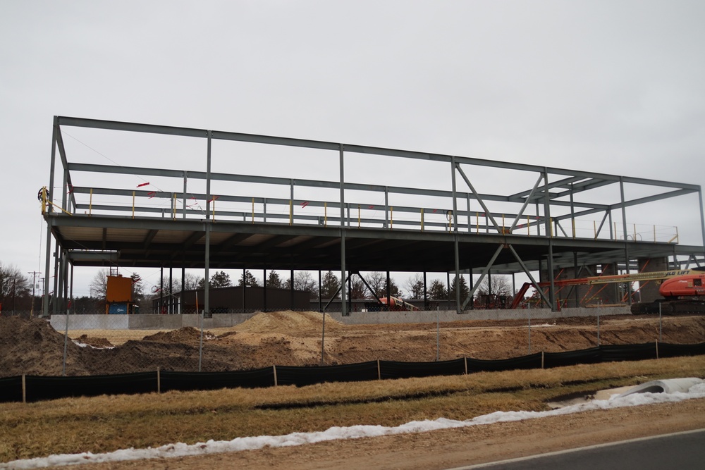 January 2023 construction operations of $11.96 million transient training brigade headquarters at Fort McCoy