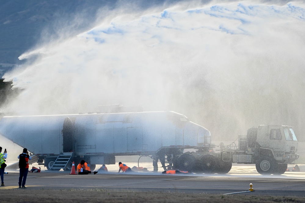 612th ABS assist with mass casualty exercise