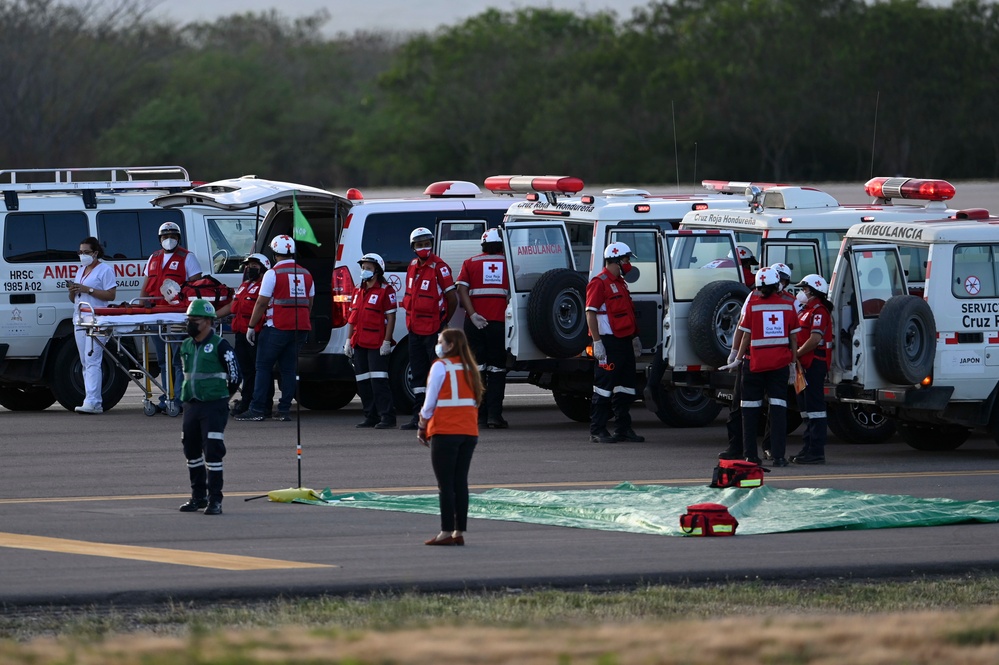 612th ABS assist with mass casualty exercise