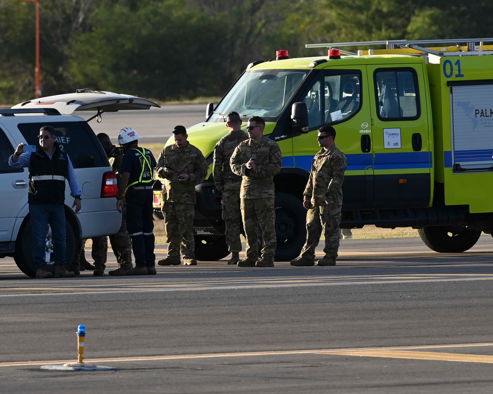 612th ABS assist with mass casualty exercise