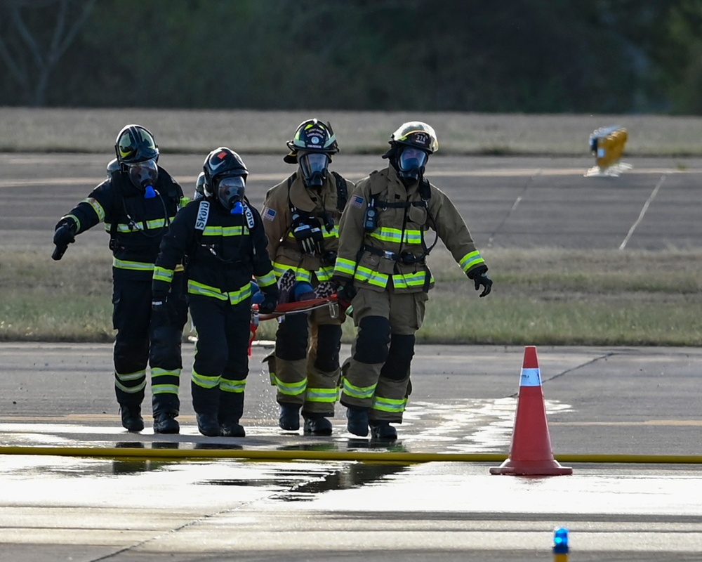 612th ABS assist with mass casualty exercise