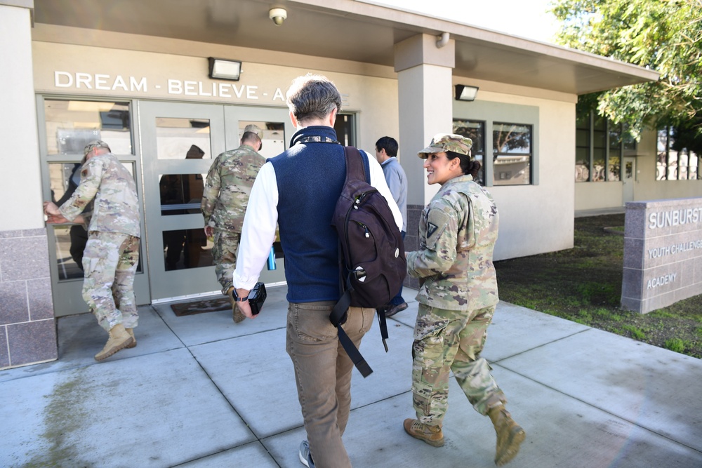 California Sen. David Min visits JFTB