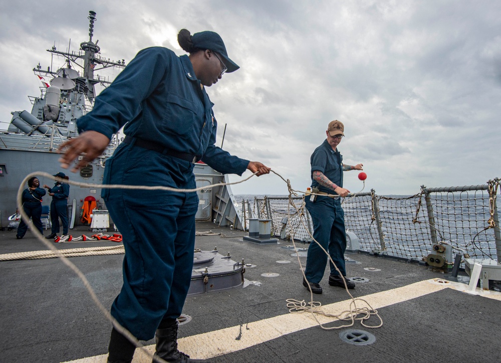 USS Paul Hamilton Visits Diego Garcia