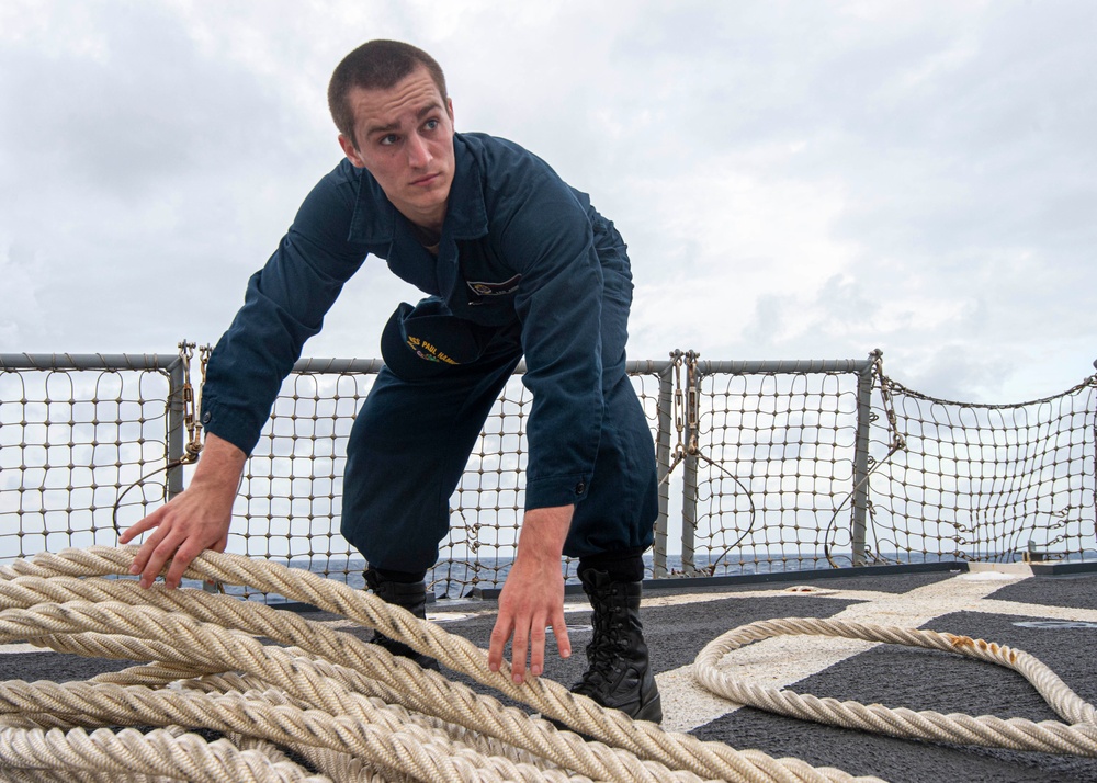 USS Paul Hamilton Visits Diego Garcia