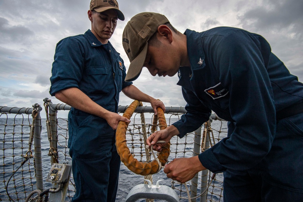 USS Paul Hamilton Visits Diego Garcia