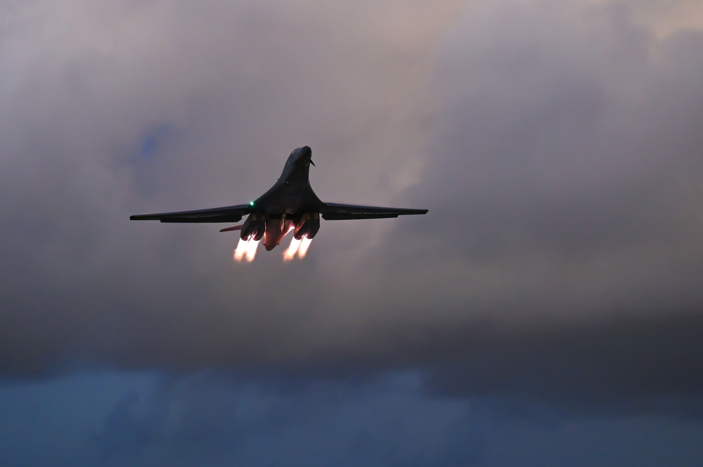 B-1B Lancers depart in support of Aero India 2023