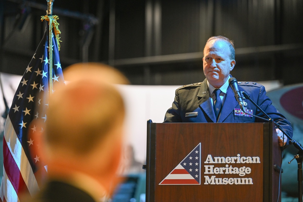 Genatempo provides remarks at Hanoi Hilton Vietnam exhibit grand opening