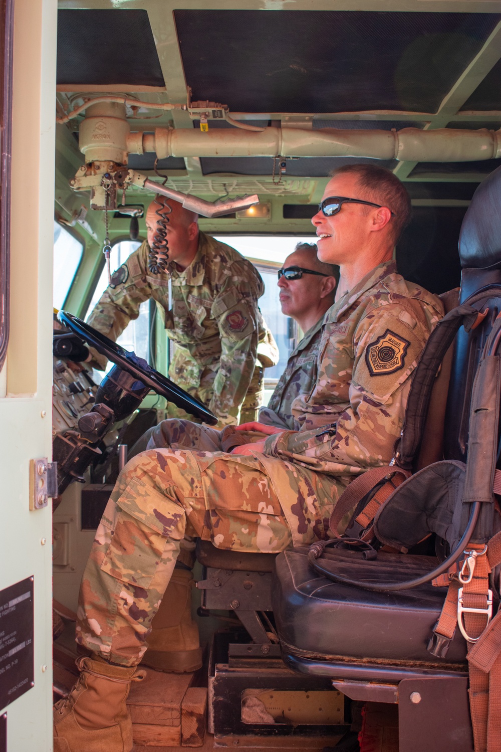 Maj Gen France visits Chabelley Air Base