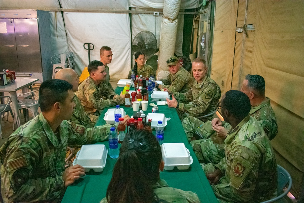 Maj Gen France visits Chabelley Air Base
