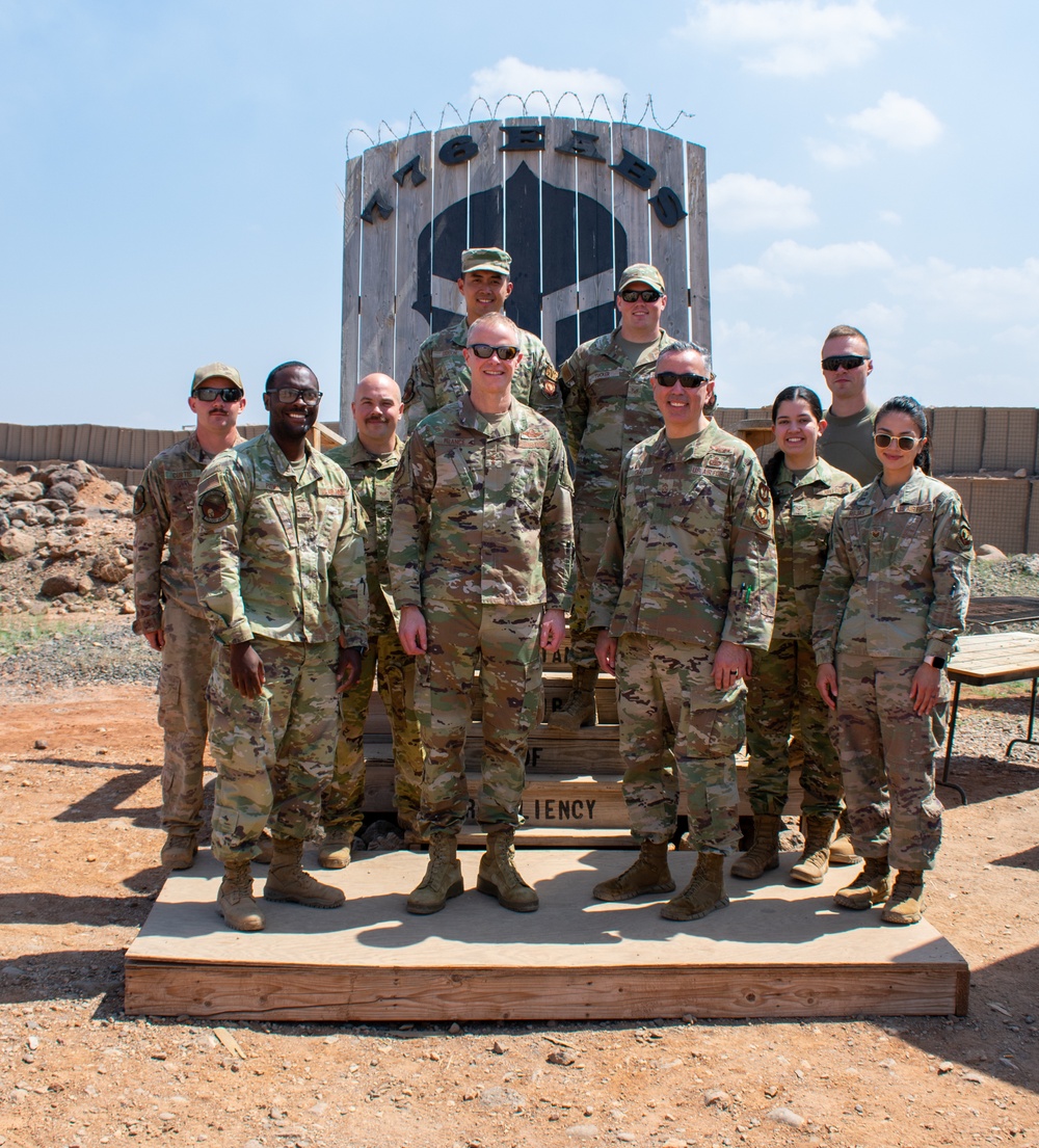 Maj Gen France visits Chabelley Air Base