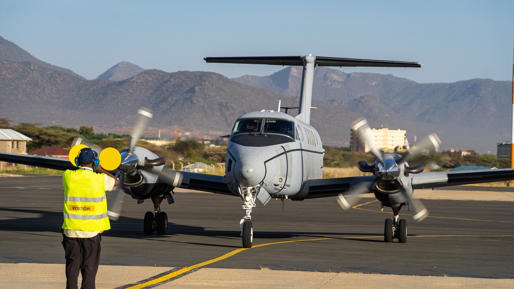 C12 lands at Isiolo Airport for JA23