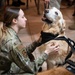 Air Force Mortuary Affairs Operations visits with K-9's from the Tri-State Canine Response Team