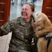 Air Force Mortuary Affairs Operations visits with K-9's from the Tri-State Canine Response Team