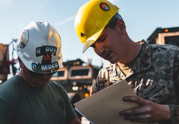 U.S. Marines with Combat Logistics regiment 27 conduct Maritime Pre-Positioning Force Exercise (MPFEX) 23 (Day 1)