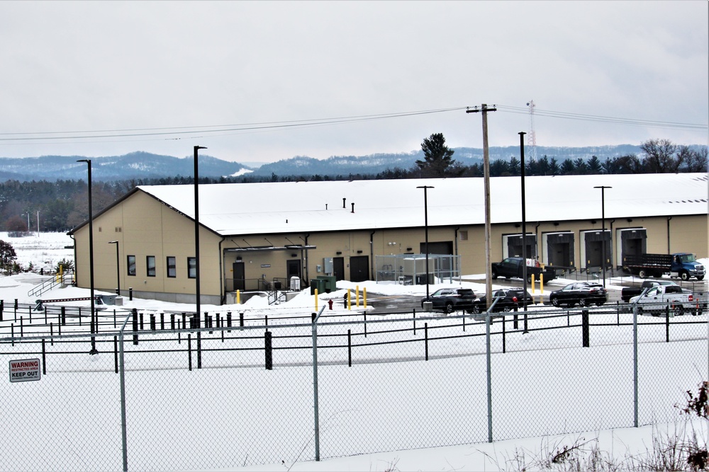 Shipping, receiving, mail freight facility at Fort McCoy