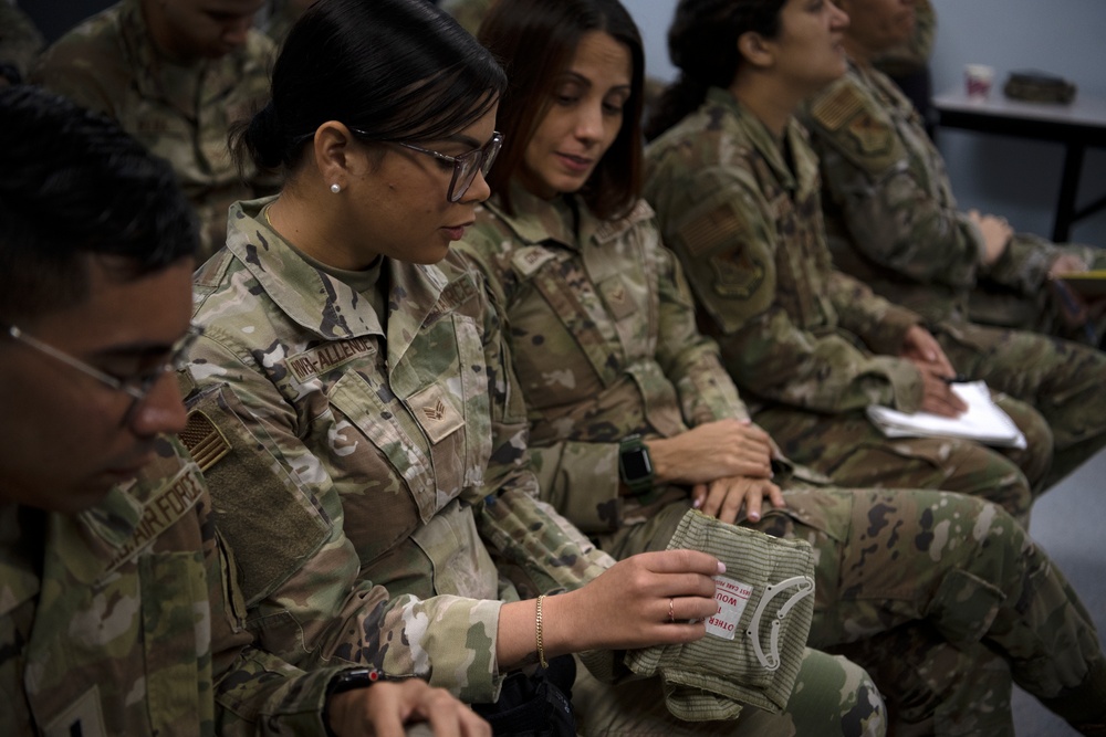 Tactical Combat Casualty Care - All Service Members training at the 156th Wing