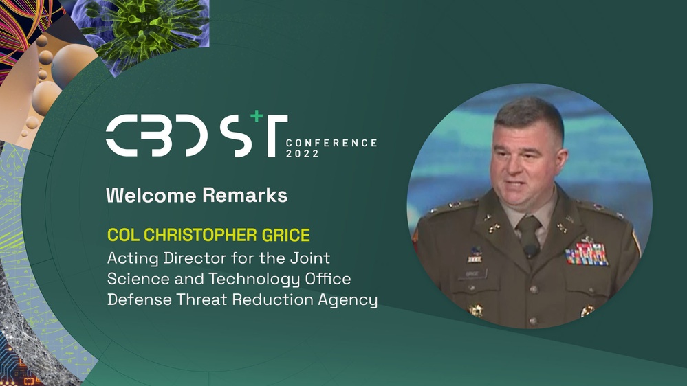 2022 CBDST Conference - COL Christopher Grice