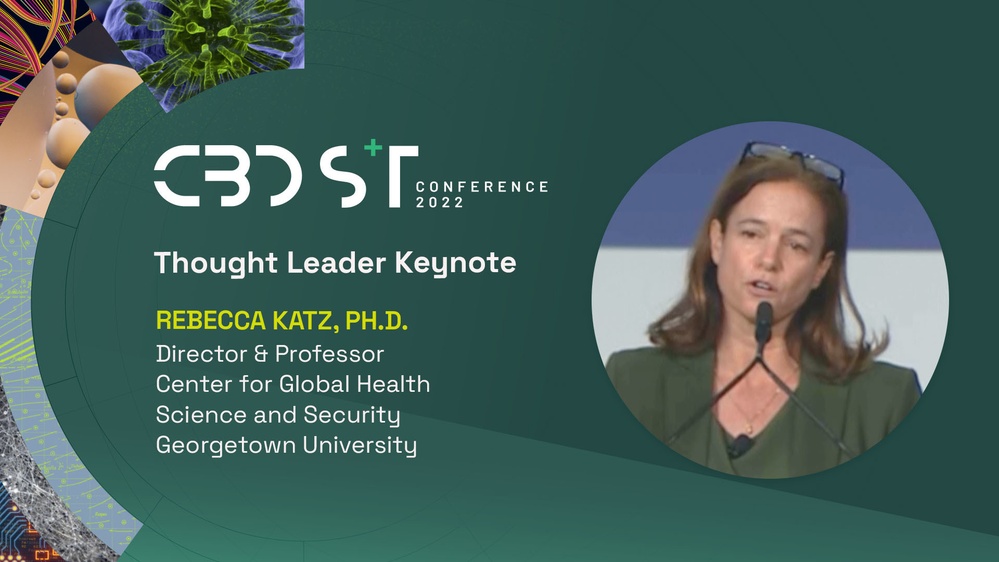 2022 CBDST Conference - Dr. Rebecca Katz