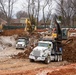 Construction work continues at the site of the Louisville VA Medical Center Dec. 21, 2022.