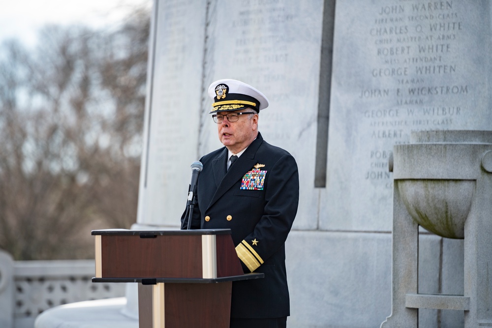 Ceremony Commemorating the 125th Anniversary of the Sinking of the USS Maine