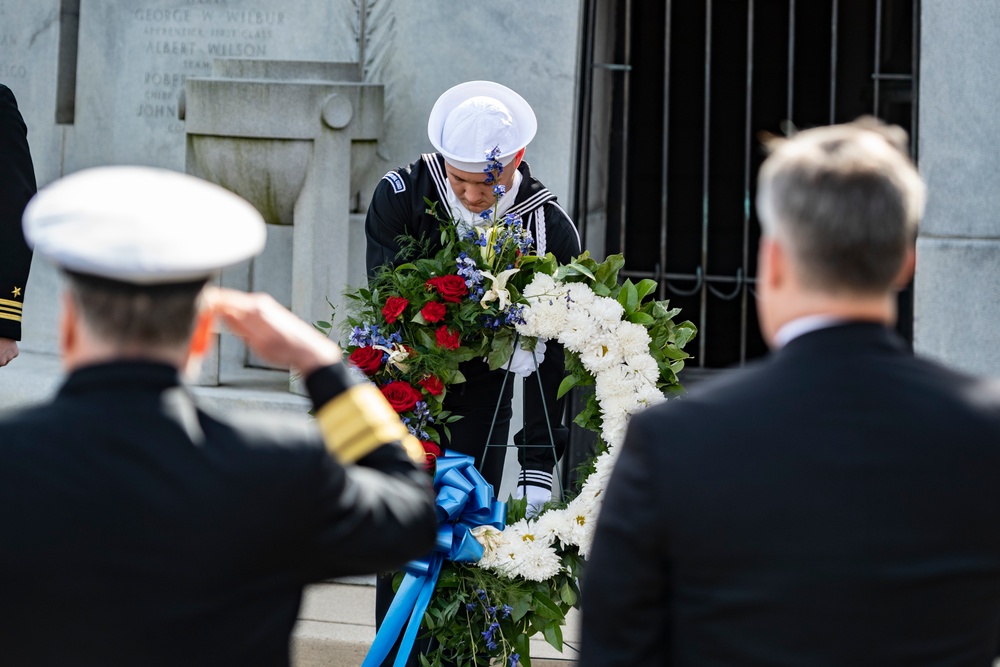 Ceremony Commemorating the 125th Anniversary of the Sinking of the USS Maine