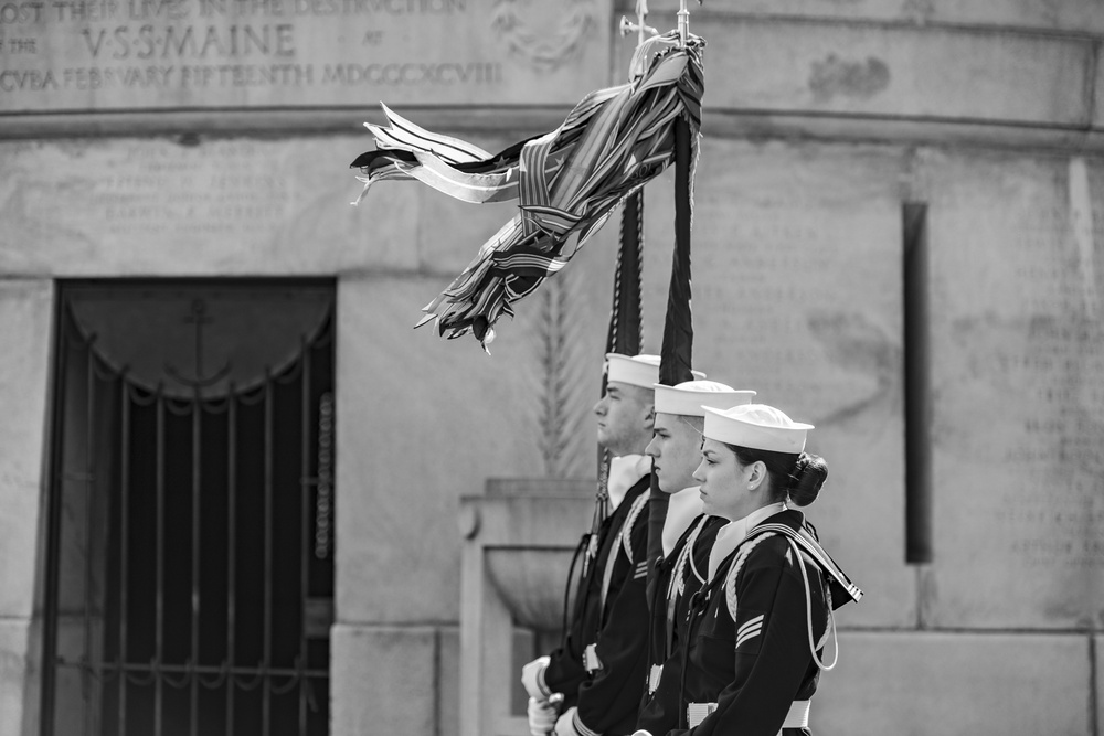 Ceremony Commemorating the 125th Anniversary of the Sinking of the USS Maine