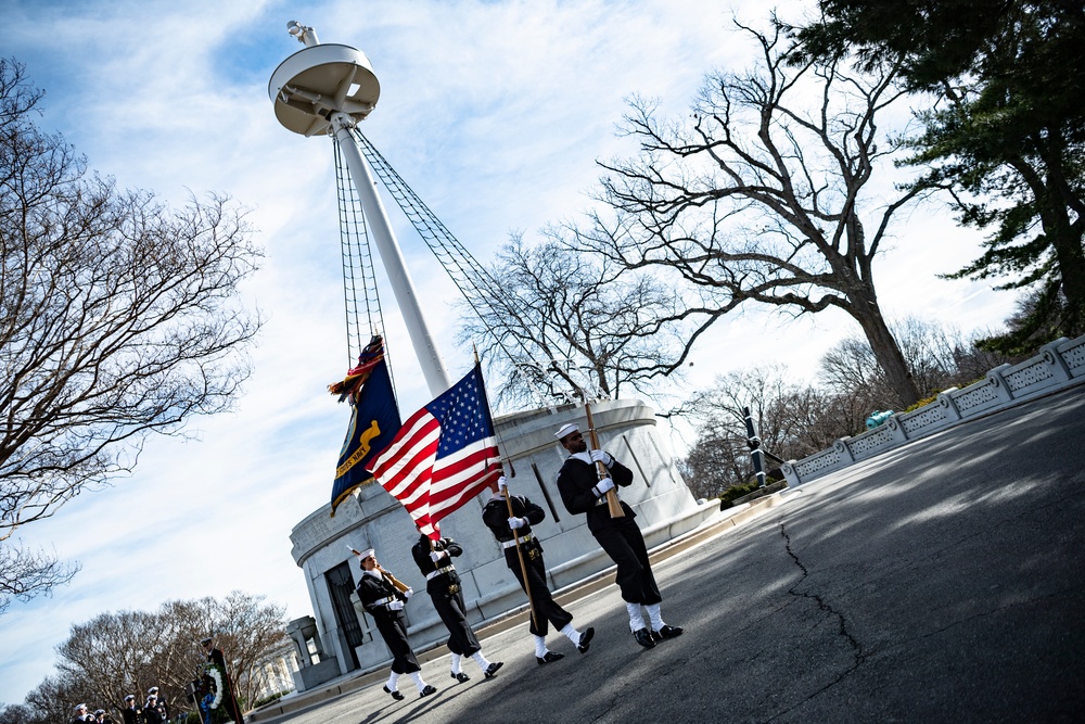 Ceremony Commemorating the 125th Anniversary of the Sinking of the USS Maine