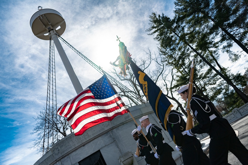 Ceremony Commemorating the 125th Anniversary of the Sinking of the USS Maine