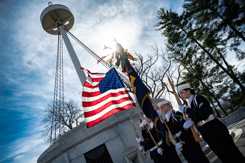 Ceremony Commemorating the 125th Anniversary of the Sinking of the USS Maine