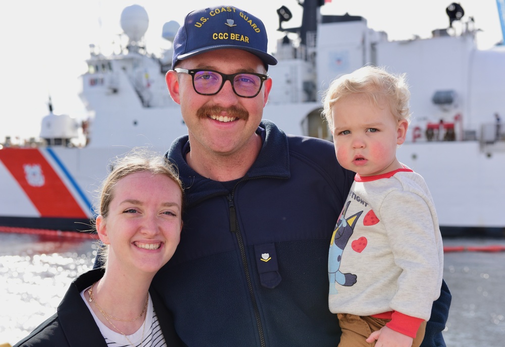 USCGC Bear returns home following 60-day deployment in Florida Straits