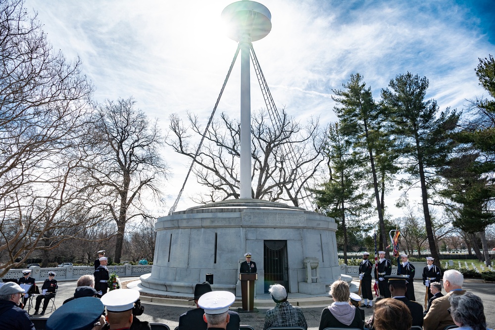 Ceremony Commemorating the 125th Anniversary of the Sinking of the USS Maine