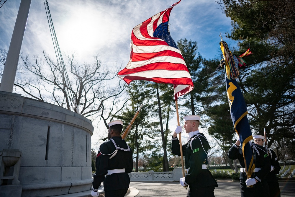 Ceremony Commemorating the 125th Anniversary of the Sinking of the USS Maine